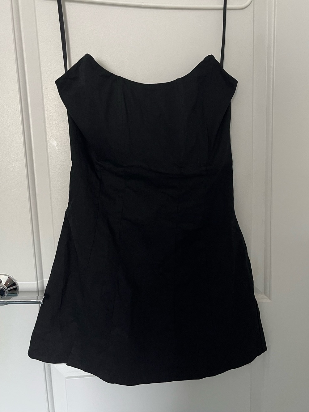 White Fox Boutique Black Mini Slip Dress